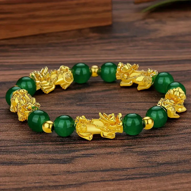 Pulsera de Pixiu de cristal sintético para amigo/a y familia