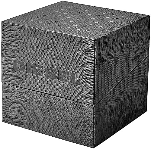 Diesel Reloj para hombre Mega Chief, movimiento Cronógrafo, caja 51mm Nylon Azul con correa Poliuretano, DZ4531