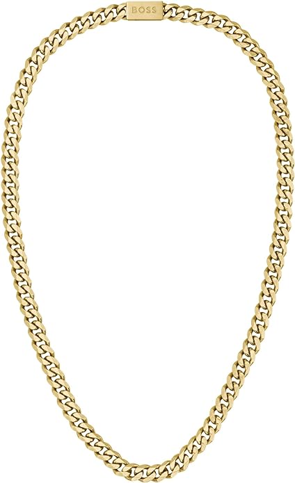BOSS Jewelry Collier chaîne pour homme CHAÎNE POUR LUI Collection Or jaune - 1580402 