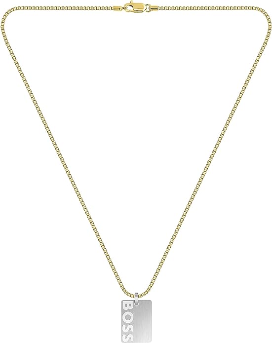 BOSS Jewelry Collar para Hombre Colección ID Oro amarillo - 1580303
