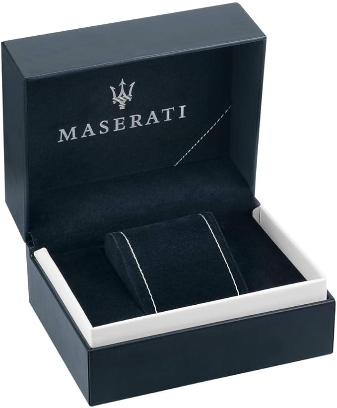 Maserati Reloj para Hombre, Colección Successo, en Acero Inoxidable, Silicona, con Correa de Silicona - R8871621011